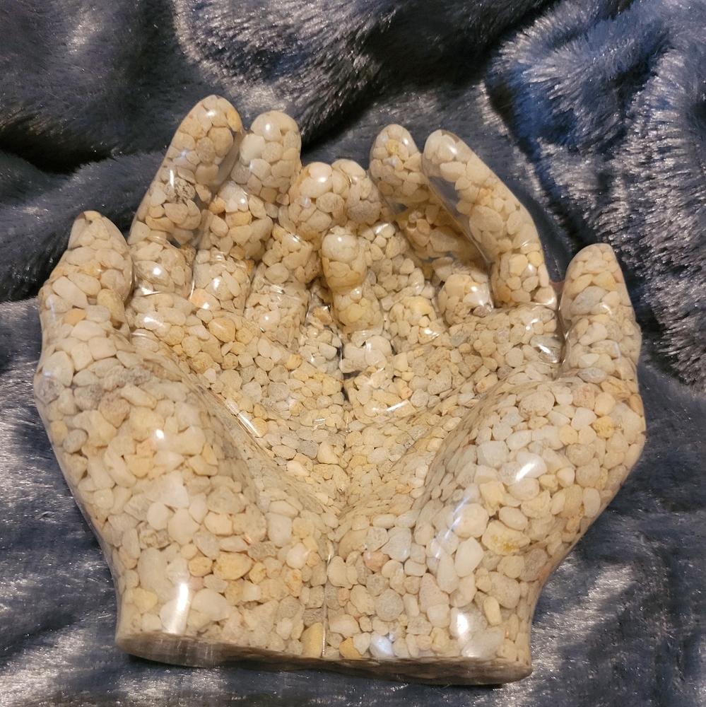 Resin hands